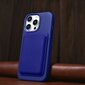 iCarer Litchi Leather iPhone 14 Pro Magnetic MagSafe Dark Blue (WMI14220710-DB) цена и информация | Telefoni kaaned, ümbrised | kaup24.ee