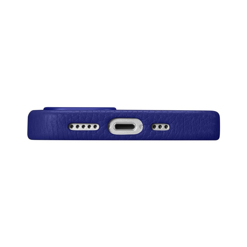 iCarer Litchi Leather iPhone 14 Pro Magnetic MagSafe Dark Blue (WMI14220710-DB) цена и информация | Telefoni kaaned, ümbrised | kaup24.ee