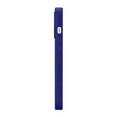 iCarer Litchi Leather iPhone 14 Pro Magnetic MagSafe Dark Blue (WMI14220710-DB) цена и информация | Чехлы для телефонов | kaup24.ee