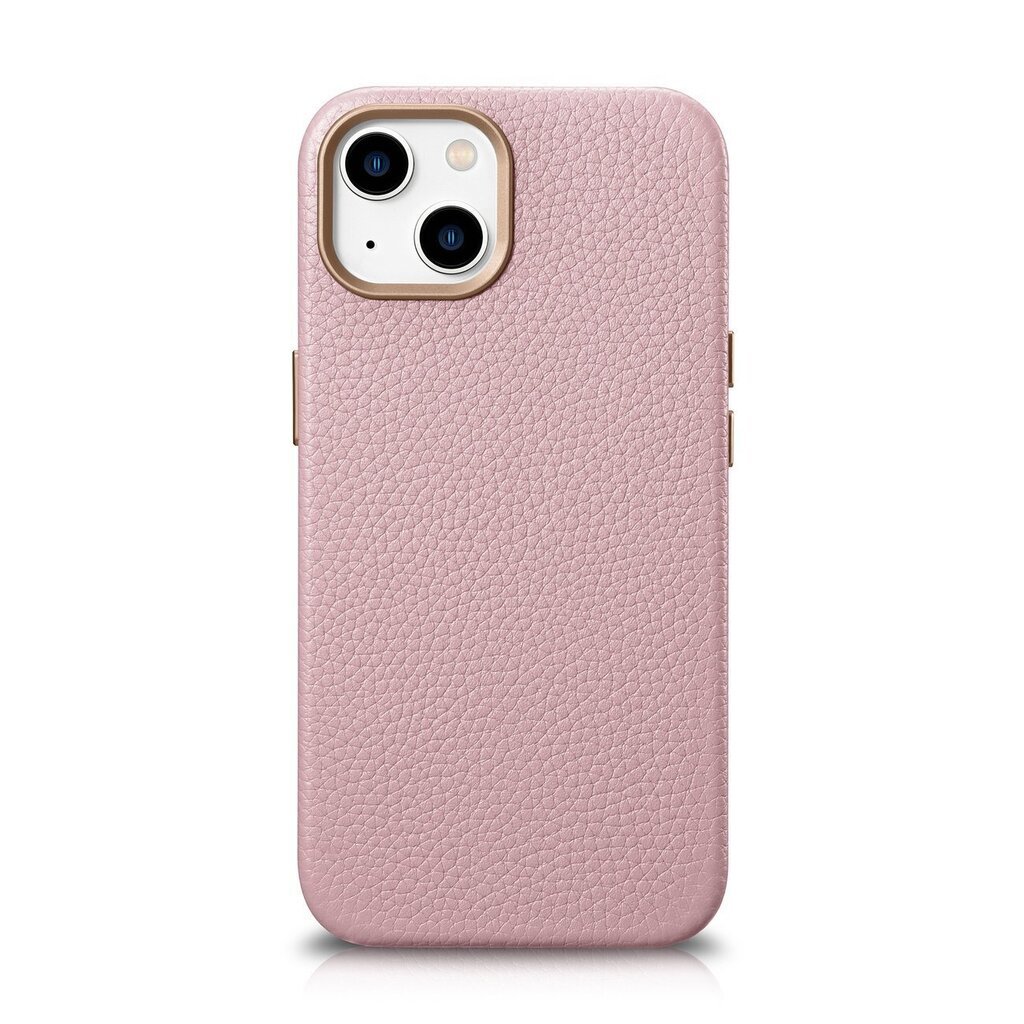 iCarer Litchi Leather iPhone 14 Magnetic MagSafe pink (WMI14220709-PK) цена и информация | Telefoni kaaned, ümbrised | kaup24.ee