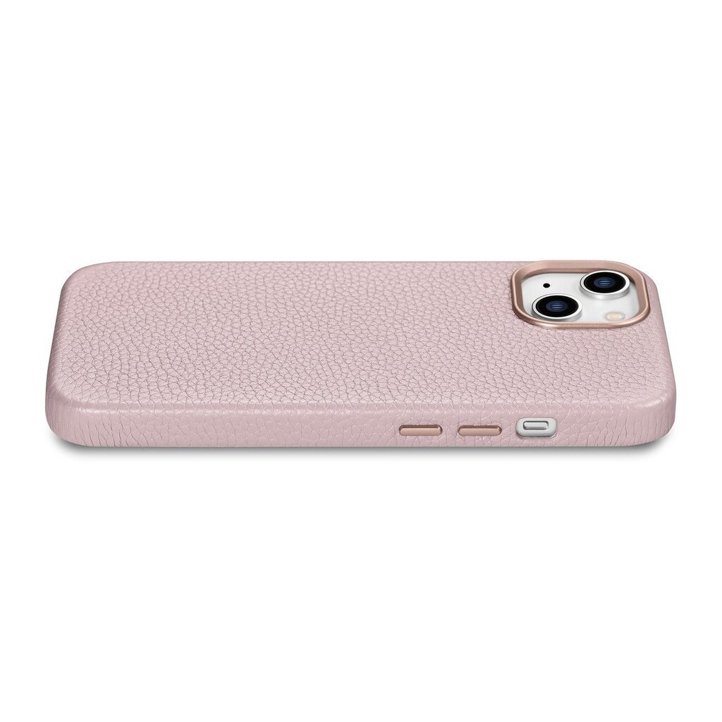 iCarer Litchi Leather iPhone 14 Magnetic MagSafe pink (WMI14220709-PK) цена и информация | Telefoni kaaned, ümbrised | kaup24.ee