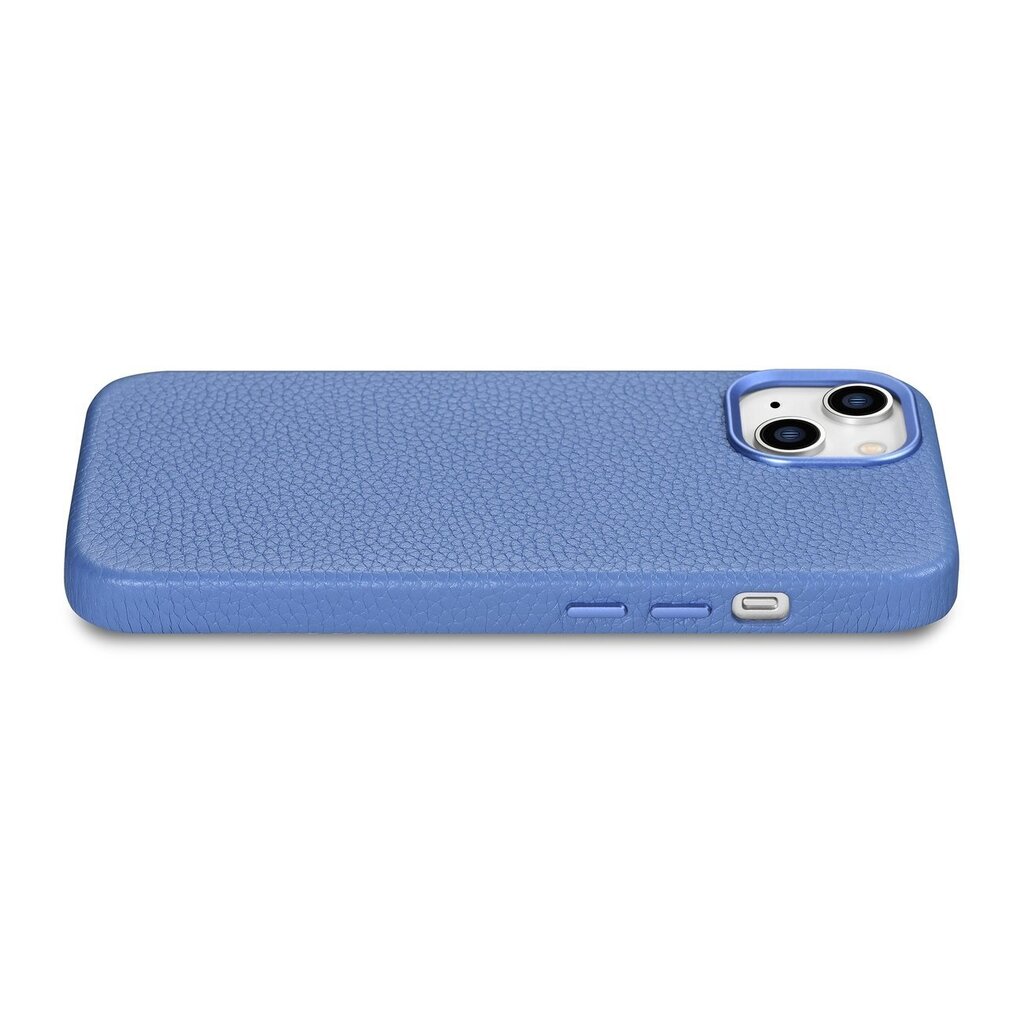 iCarer Litchi Leather iPhone 14 Magnetic MagSafe light blue (WMI14220709-LB) hind ja info | Telefoni kaaned, ümbrised | kaup24.ee