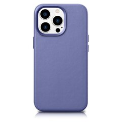 iCarer Leather iPhone 14 Pro Max Light Purple (WMI14220708-LP) (MagSafe Compatible) цена и информация | Чехлы для телефонов | kaup24.ee