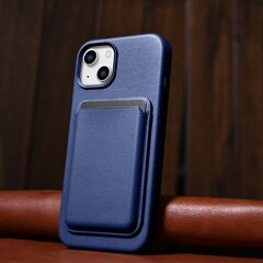 Кожаный чехол iCarer для iPhone 14, синий (WMI14220705-BU) (совместим с MagSafe) цена и информация | Чехлы для телефонов | kaup24.ee