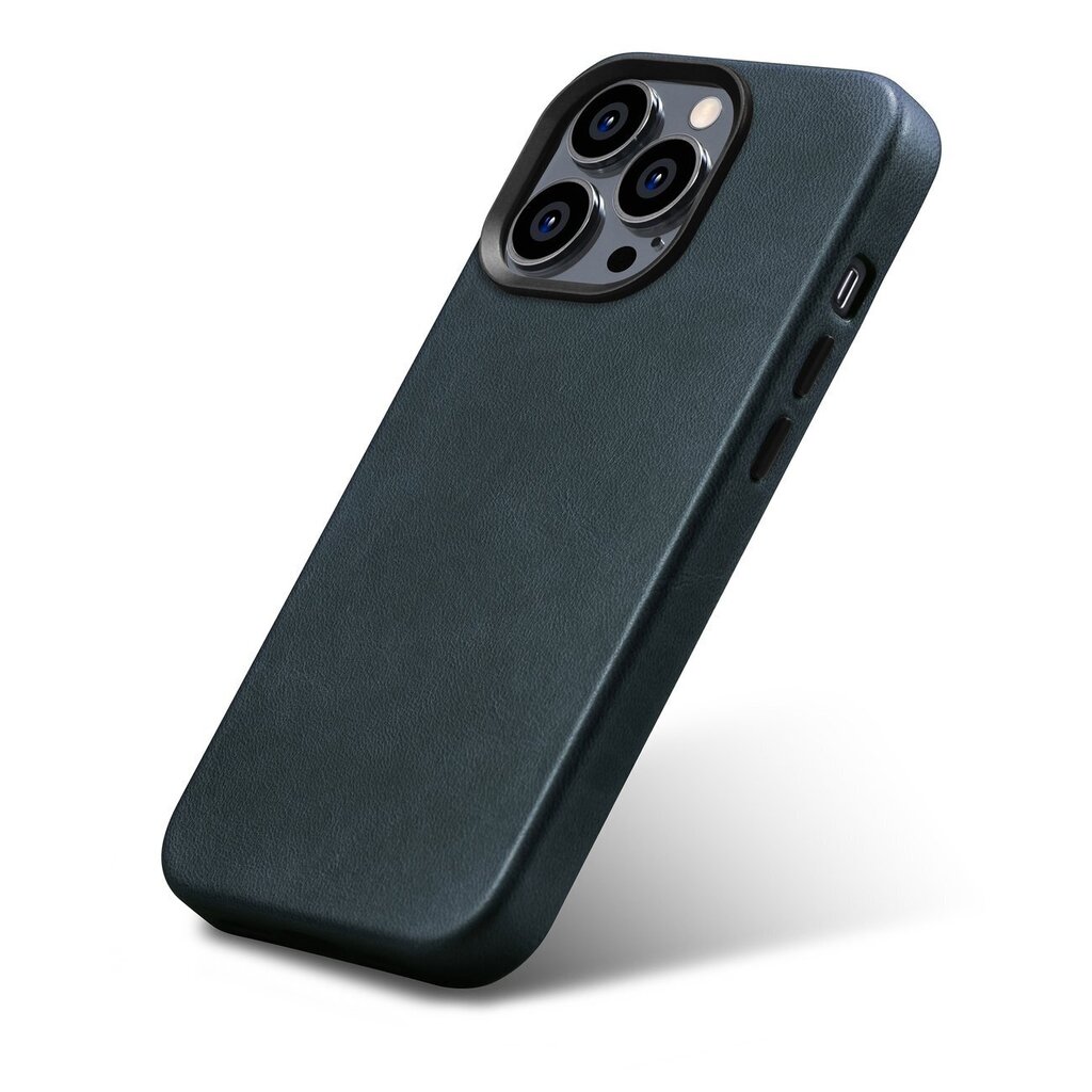 iCarer Leather iPhone 14 Pro Max Magnetic Leather with MagSafe Dark Blue (WMI14220704-BU) hind ja info | Telefoni kaaned, ümbrised | kaup24.ee