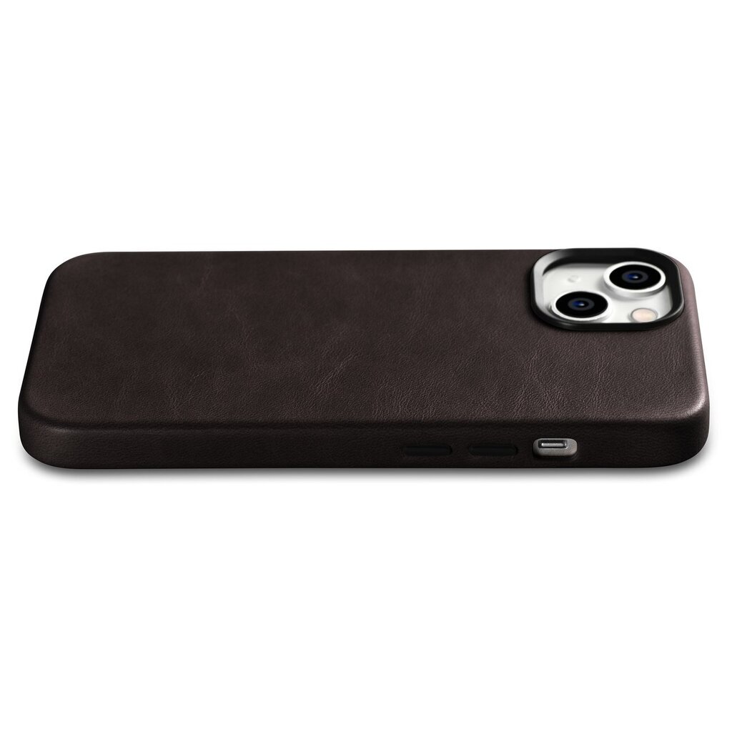 iCarer Oil Wax Leather iPhone 14 Magnetic MagSafe Brown (WMI14220701-BN) цена и информация | Telefoni kaaned, ümbrised | kaup24.ee