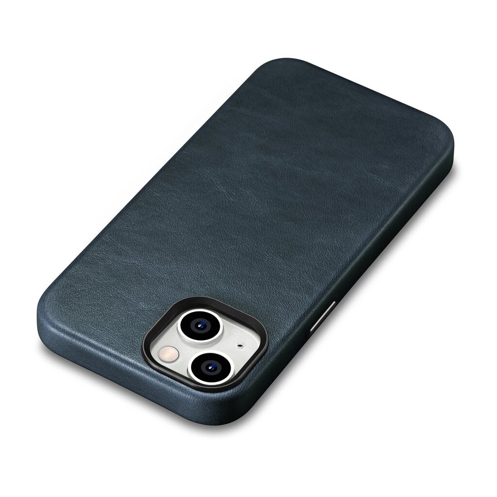 iCarer Leather iPhone 14 Magnetic Leather with MagSafe dark blue (WMI14220701-BU) цена и информация | Telefoni kaaned, ümbrised | kaup24.ee