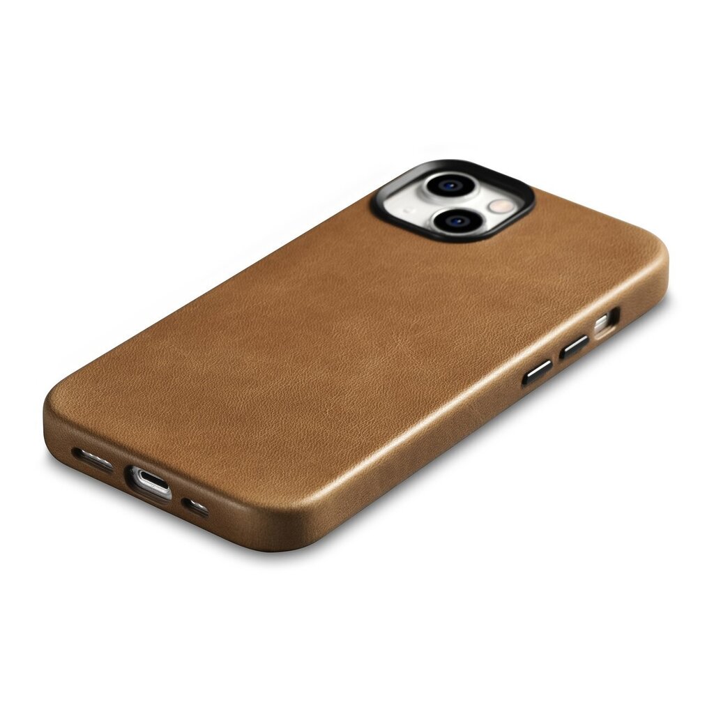 iCarer Oil Wax Leather iPhone 14 Magnetic MagSafe Brown (WMI14220701-TN) hind ja info | Telefoni kaaned, ümbrised | kaup24.ee