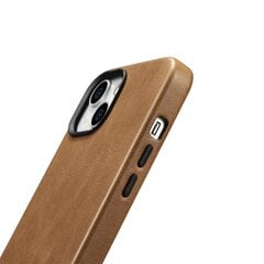 Кожаный чехол iCarer Oil Wax для iPhone 14 с магнитом и MagSafe, коричневый (WMI14220701-TN) цена и информация | Чехлы для телефонов | kaup24.ee