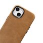 iCarer Oil Wax Leather iPhone 14 Magnetic MagSafe Brown (WMI14220701-TN) цена и информация | Telefoni kaaned, ümbrised | kaup24.ee