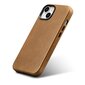 iCarer Oil Wax Leather iPhone 14 Magnetic MagSafe Brown (WMI14220701-TN) цена и информация | Telefoni kaaned, ümbrised | kaup24.ee