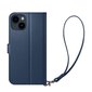 Spigen Wallet S Leather Flip Wallet for iPhone 14 Blue цена и информация | Telefoni kaaned, ümbrised | kaup24.ee