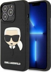 Karl Lagerfeld Hardcase telefonile iPhone 14 Pro, must цена и информация | Чехлы для телефонов | kaup24.ee