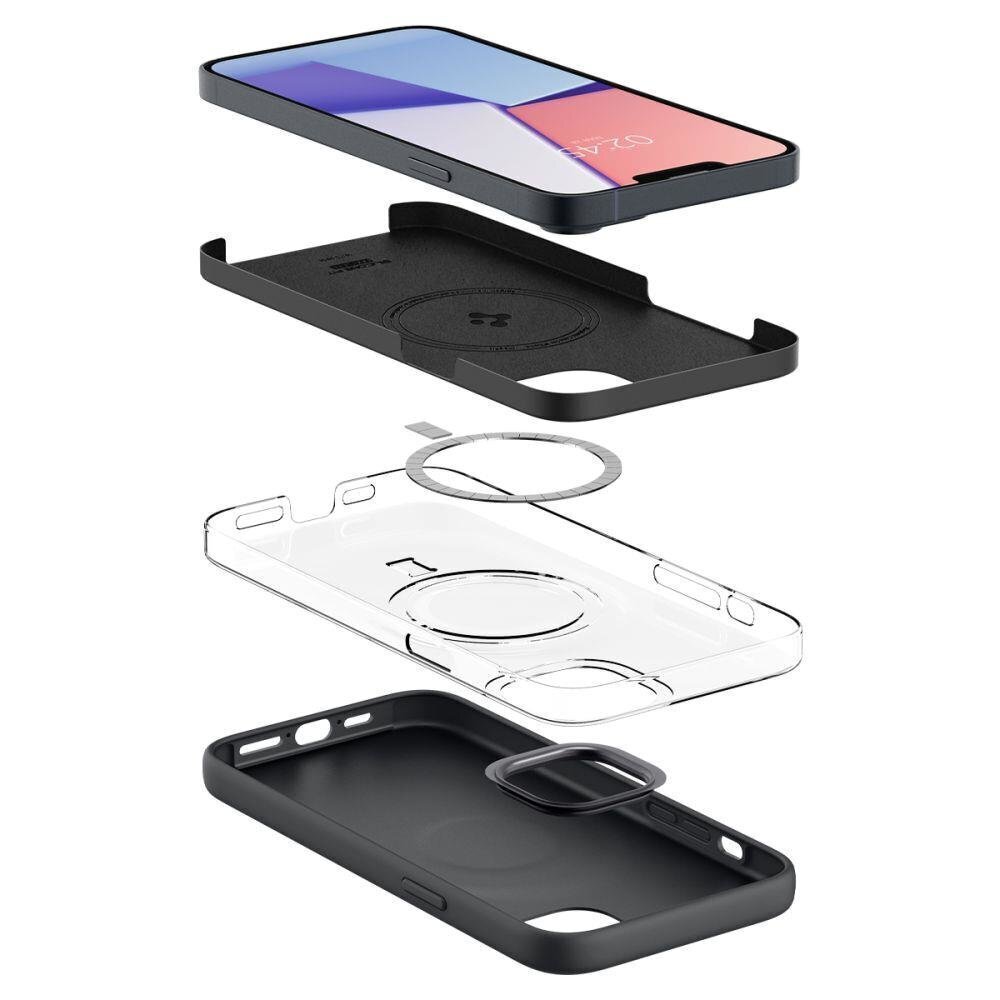 Spigen Silicone Fit iPhone 14 Black цена и информация | Telefoni kaaned, ümbrised | kaup24.ee