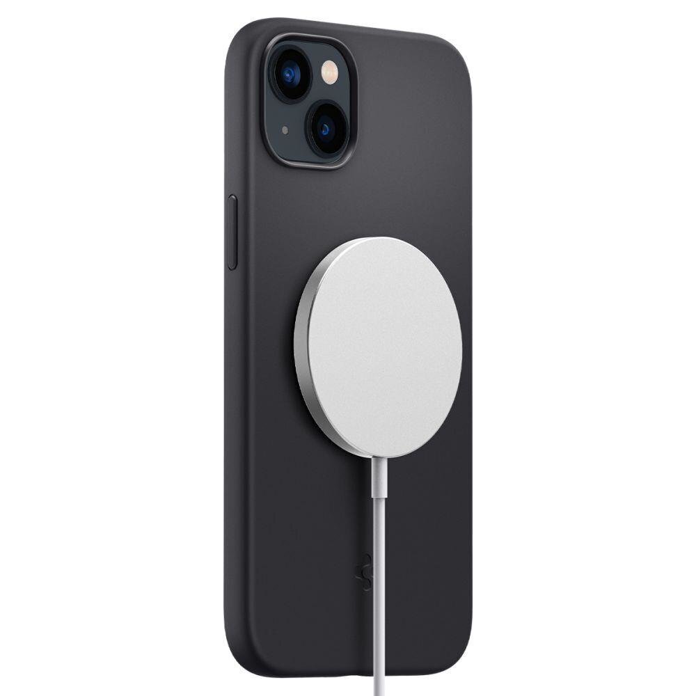 Spigen Silicone Fit iPhone 14 Black hind ja info | Telefoni kaaned, ümbrised | kaup24.ee