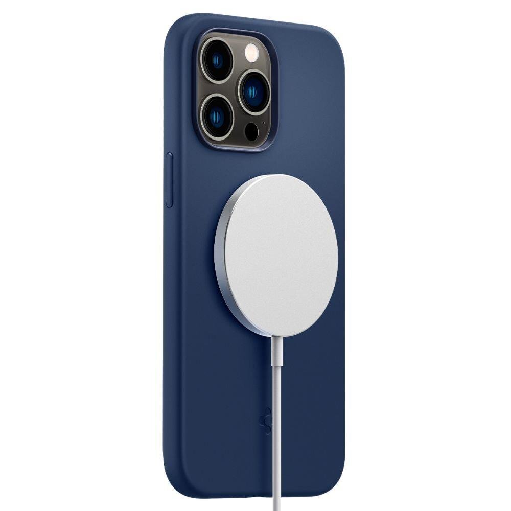 Spigen Silicone Fit iPhone 14 Pro Max Blue цена и информация | Telefoni kaaned, ümbrised | kaup24.ee