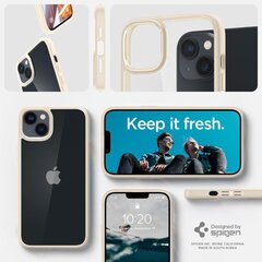 Чехол Spigen Ultra Hybrid для iPhone 14, бежевый цена и информация | Чехлы для телефонов | kaup24.ee