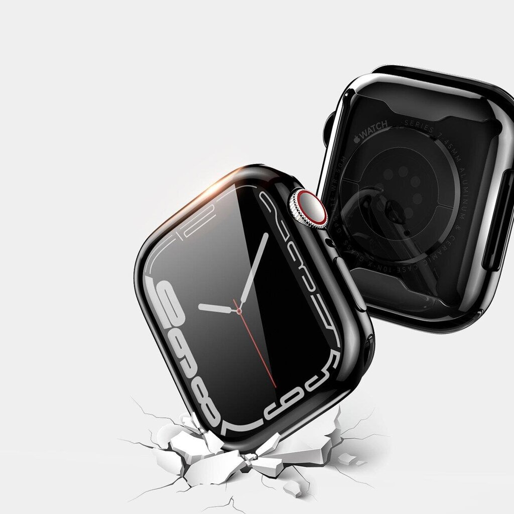 Dux Ducis Samo Case kellale Apple Watch 6 44mm / Watch 5 44mm / Watch 4 44mm / Watch SE 44mm, must hind ja info | Nutikellade ja nutivõrude tarvikud | kaup24.ee