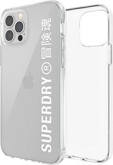 SuperDry Snap iPhone 12/12 Pro цена и информация | Чехлы для телефонов | kaup24.ee