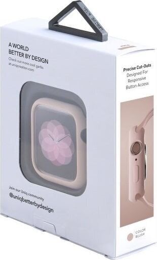 Uniq Lino Apple Watch Series 5/4 44mm, roosa hind ja info | Nutikellade ja nutivõrude tarvikud | kaup24.ee