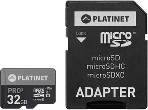 Platinet PMMSD32UIII / 44003 MicroSDHC 32GB hind ja info | Mobiiltelefonide mälukaardid | kaup24.ee