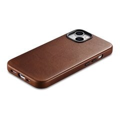 Кожаный чехол iCarer Leather iPhone14 Plus Magnetic Leather с MagSafe коричневый (WMI14220703-RB) цена и информация | Чехлы для телефонов | kaup24.ee