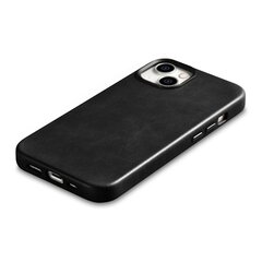 Кожаный чехол iCarer Leather iPhone14 Plus Magnetic Leather с MagSafe черный (WMI14220703-BK) цена и информация | Чехлы для телефонов | kaup24.ee