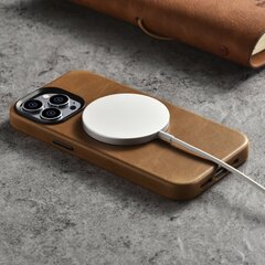 Кожаный чехол iCarer для iPhone 14 Pro с магнитом и MagSafe, коричневый (WMI14220702-TN) цена и информация | Чехлы для телефонов | kaup24.ee