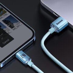 Baseus Crystal Shine Series USB - Lightning 2,4A 20W 2m (CAJY001203) цена и информация | Кабели для телефонов | kaup24.ee