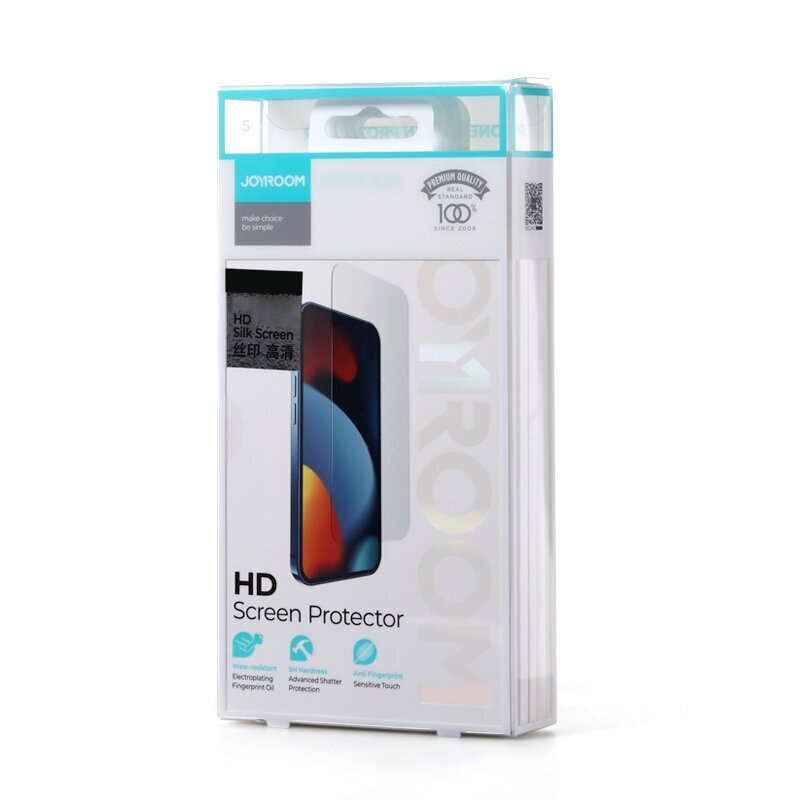 Kaitseklaas Joyroom Knight 2,5D FS TG telefonile iPhone 14 Plus (JR-DH03) цена и информация | Ekraani kaitsekiled | kaup24.ee