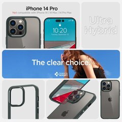 Чехол Spigen Ultra Hybrid для iPhone 14 Pro, зеленый цена и информация | Чехлы для телефонов | kaup24.ee