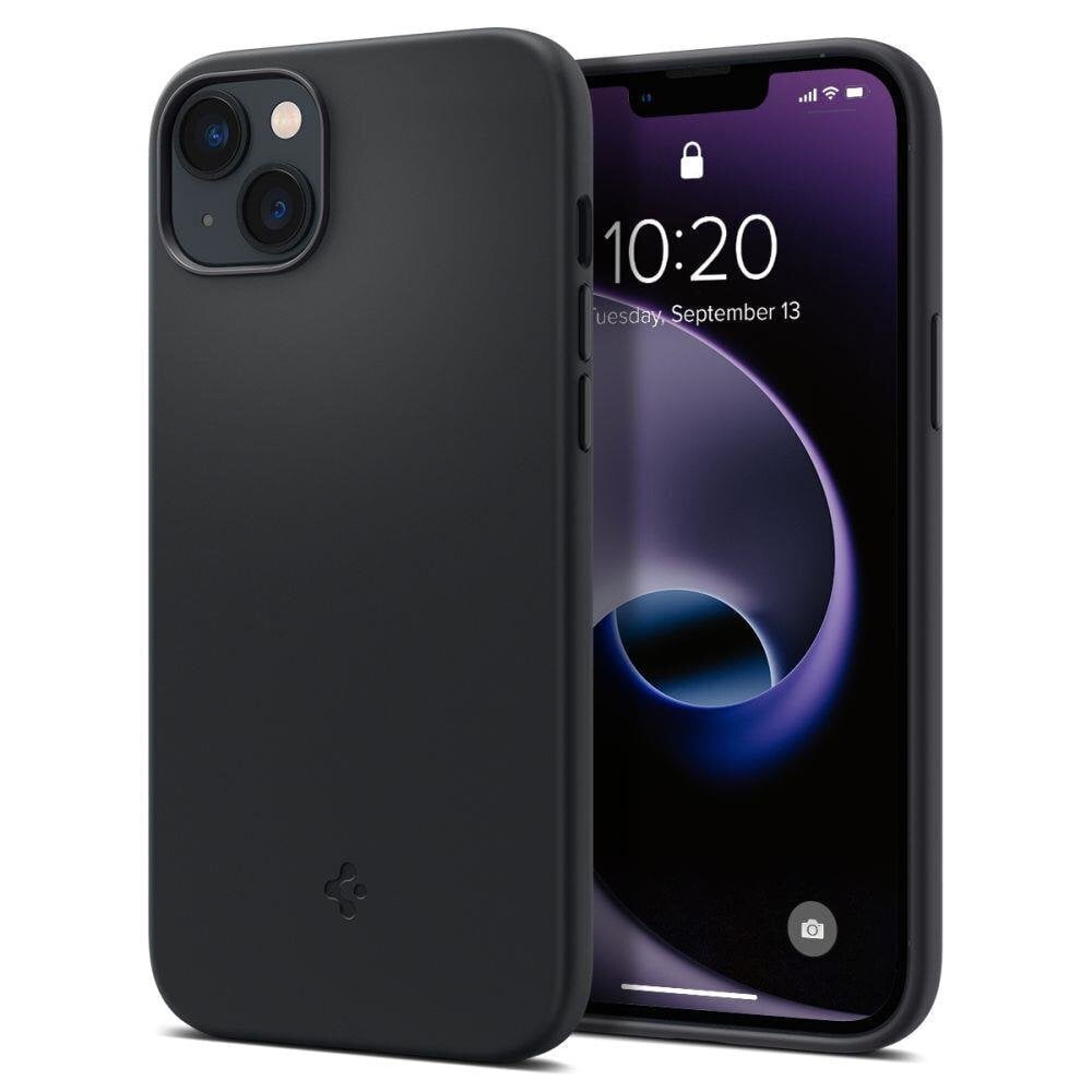 Spigen Silicone Fit iPhone 14 Plus Black цена и информация | Telefoni kaaned, ümbrised | kaup24.ee