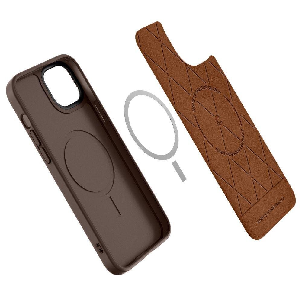 Spigen Cyrill Kajuk Safe Apple iPhone 14 Plus Brown hind ja info | Telefoni kaaned, ümbrised | kaup24.ee