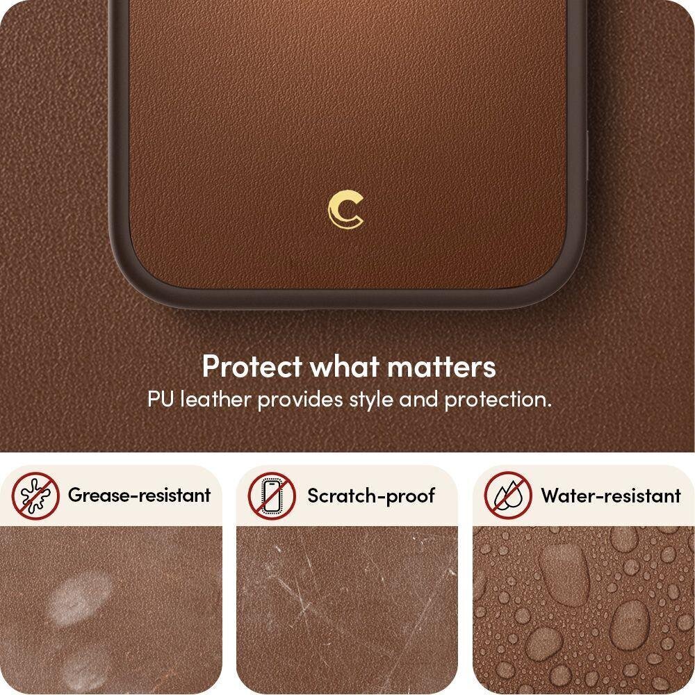 Spigen Cyrill Kajuk Safe Apple iPhone 14 Plus Brown hind ja info | Telefoni kaaned, ümbrised | kaup24.ee