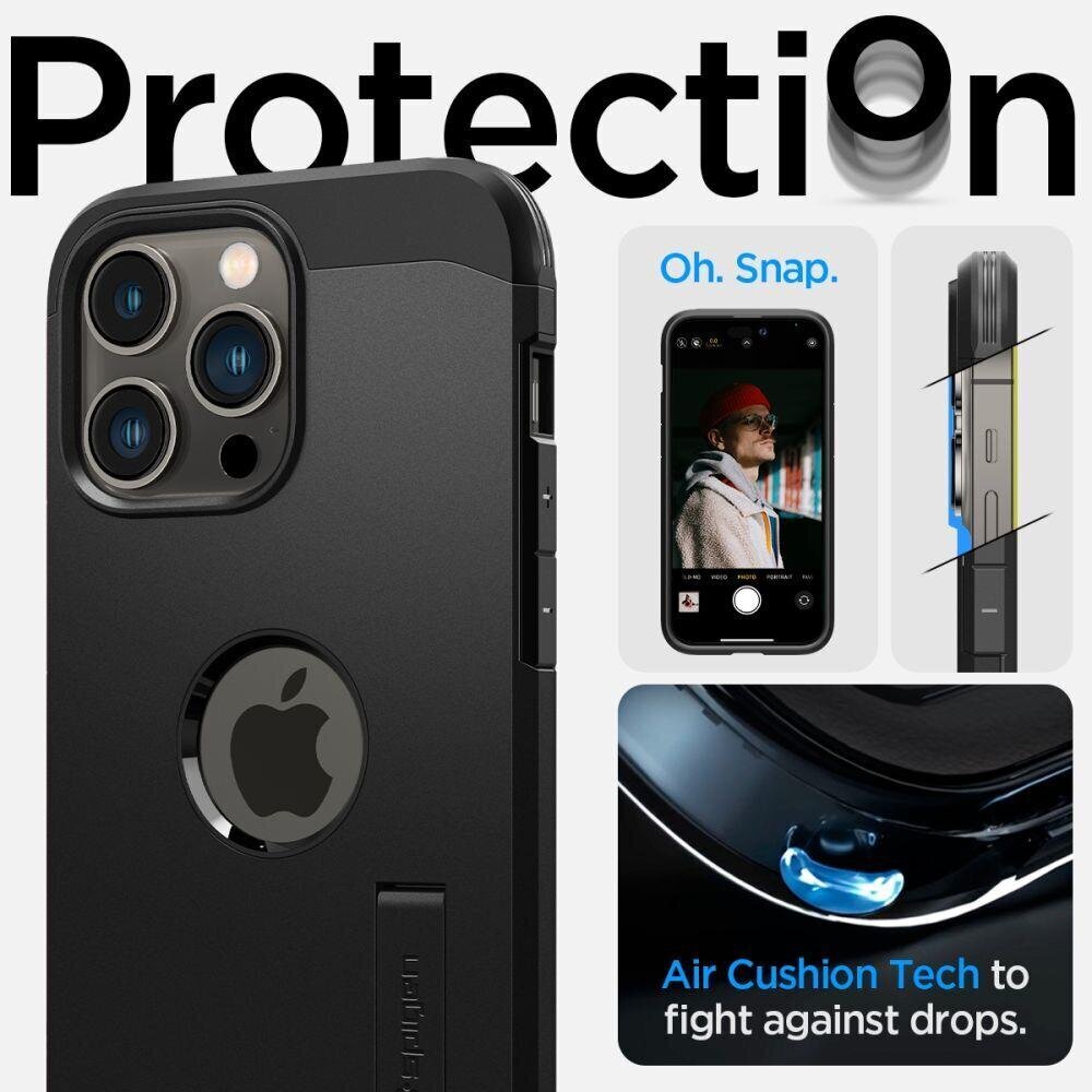 Spigen Tough Armor iPhone 14 Pro Black цена и информация | Telefoni kaaned, ümbrised | kaup24.ee