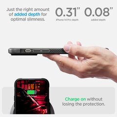 Spigen Rugged Armor iPhone 14 Pro Black hind ja info | Telefoni kaaned, ümbrised | kaup24.ee