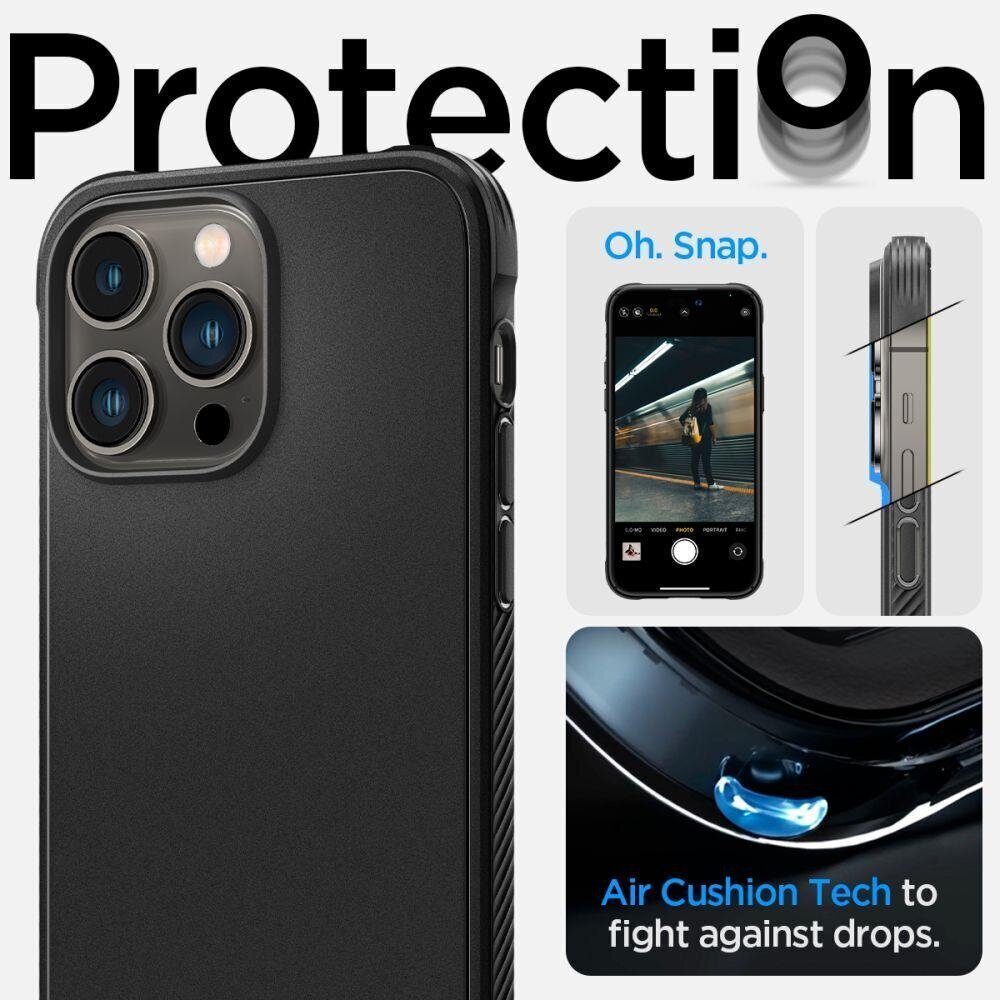 Spigen Rugged Armor iPhone 14 Pro Max Black hind ja info | Telefoni kaaned, ümbrised | kaup24.ee