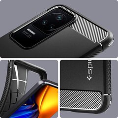 Spigen Rugged Armor Xiaomi POCO F4 5G Black hind ja info | Telefoni kaaned, ümbrised | kaup24.ee