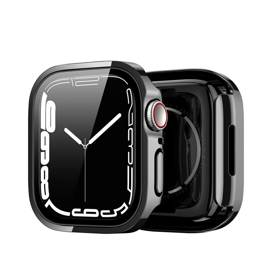 Dux Ducis Hamo Apple Watch 7-le 41mm, must hind ja info | Nutikellade ja nutivõrude tarvikud | kaup24.ee