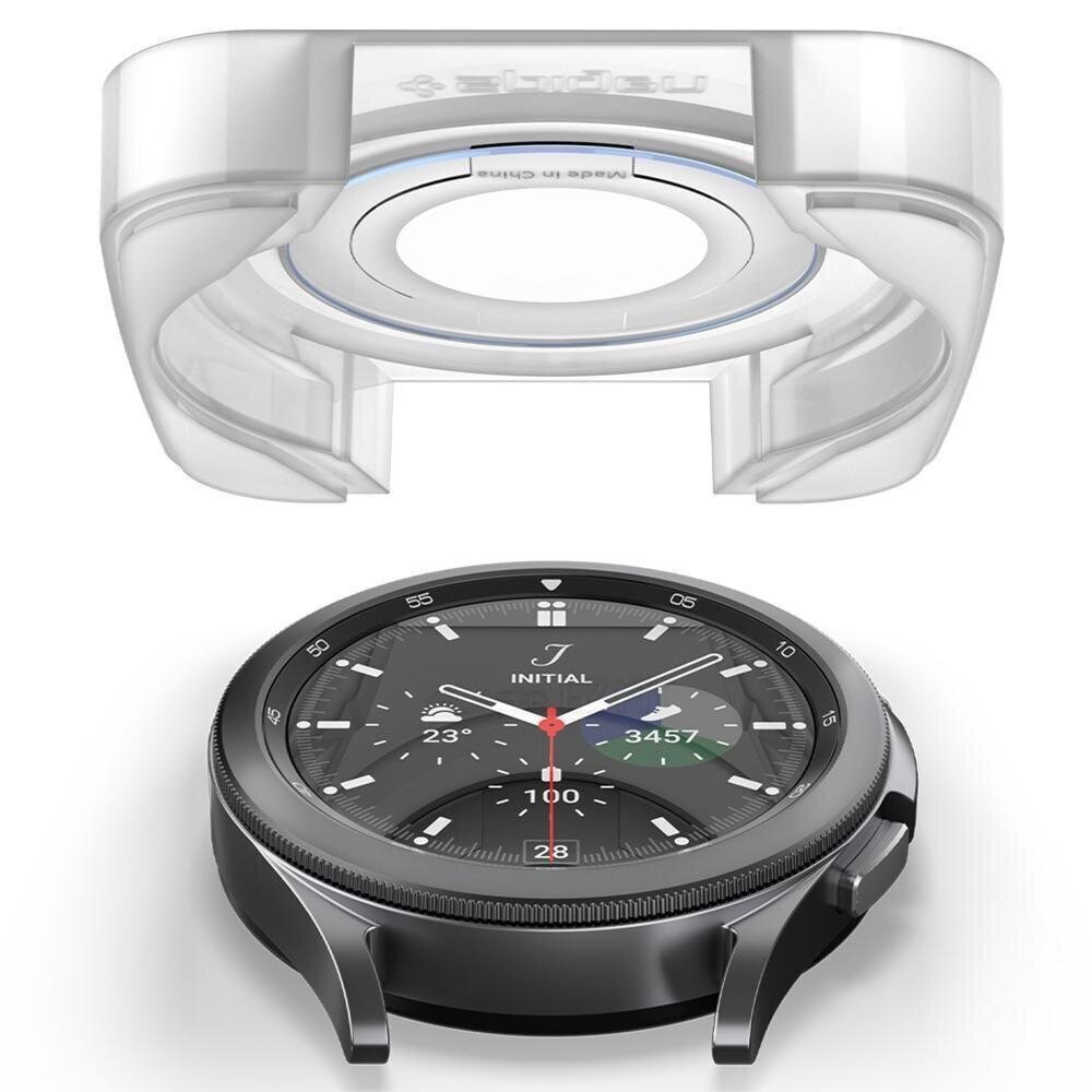 Kaitseklaas Spigen Samsung Galaxy Watch 4 46mm jaoks цена и информация | Nutikellade ja nutivõrude tarvikud | kaup24.ee