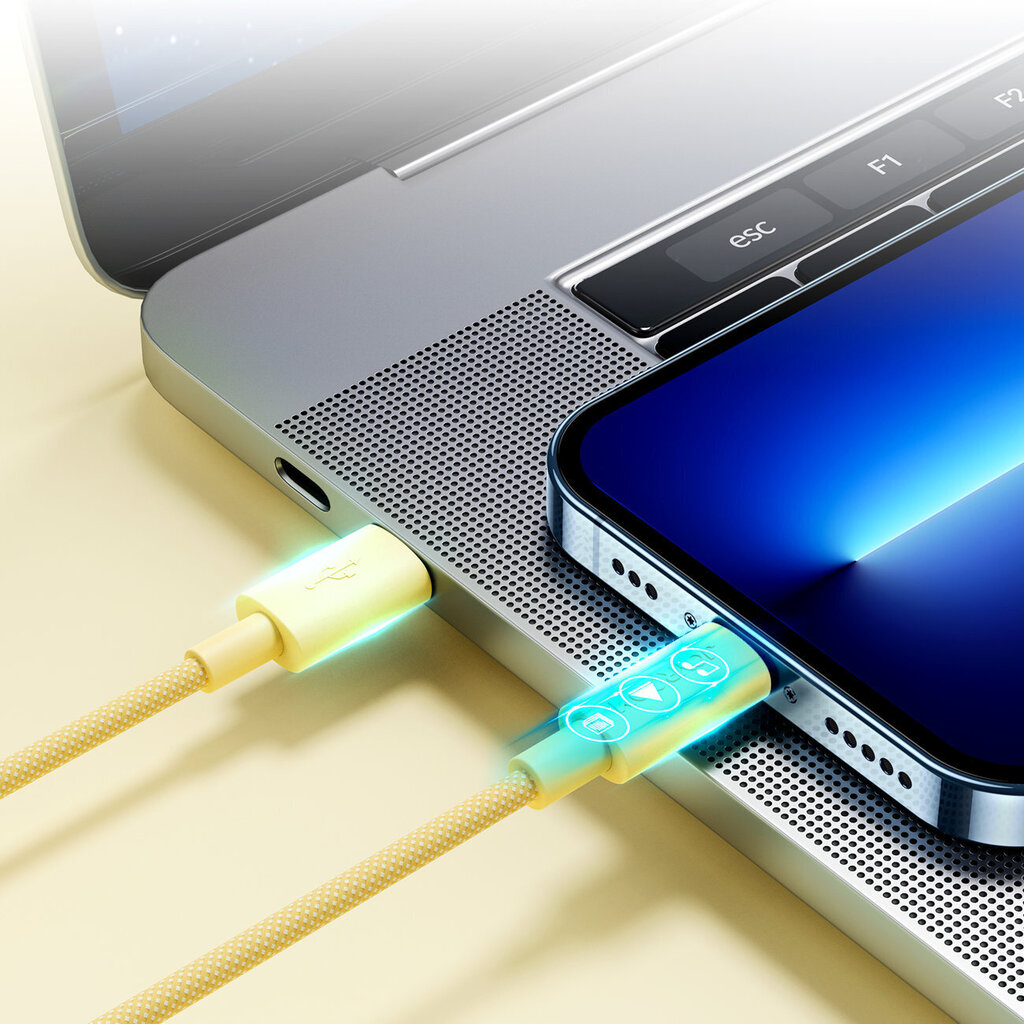 Joyroom Durable USB Type C - Lightning Fast Charging / Data Transfer 20W 2m (S-2024M13) hind ja info | Mobiiltelefonide kaablid | kaup24.ee