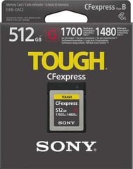 Sony Tough CEB-G CFexpress 512 ГБ (CEBG512) цена и информация | Карты памяти | kaup24.ee