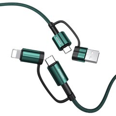 Многофункциональная быстрая зарядка Joyroom 4в1 USB Type C / USB - USB Type C / Lightning Быстрая зарядка 3 А 60 Вт 1,8 м (S-1830G3) цена и информация | Кабели для телефонов | kaup24.ee