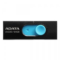Mälupulk Adata AUV220-64G-RBKBL цена и информация | USB накопители | kaup24.ee
