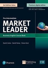 Market Leader 3e Extra Pre-Intermediate Student's Book & eBook with Online Practice, Digital Resources & DVD Pack 3rd edition hind ja info | Võõrkeele õppematerjalid | kaup24.ee