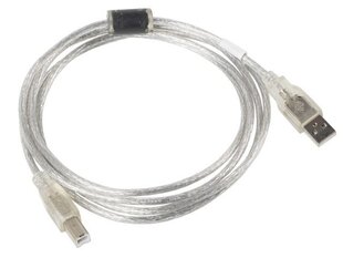 Printerikaabel Lanberg USB-A (M) -> USB-B (M) 2.0, 1.8 m hind ja info | Kaablid ja juhtmed | kaup24.ee