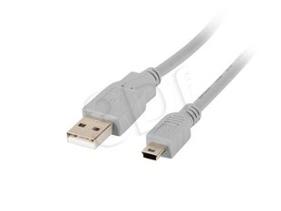 Lanberg USB Mini-B (M) -> USB-A (M) 2.0, 1,8 м. цена и информация | Кабели и провода | kaup24.ee