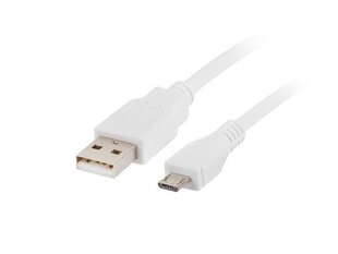 Lanberg CA-USBM-10CC-0010, Micro USB/USB-A, 1 м цена и информация | Кабели и провода | kaup24.ee