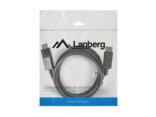 Lanberg CA-DPHD-10CC-0018-BK цена и информация | Кабели и провода | kaup24.ee