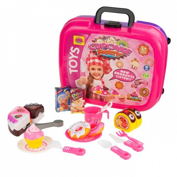 Mängunõude ja toodete komplekt kohvris hind ja info | Tüdrukute mänguasjad | kaup24.ee